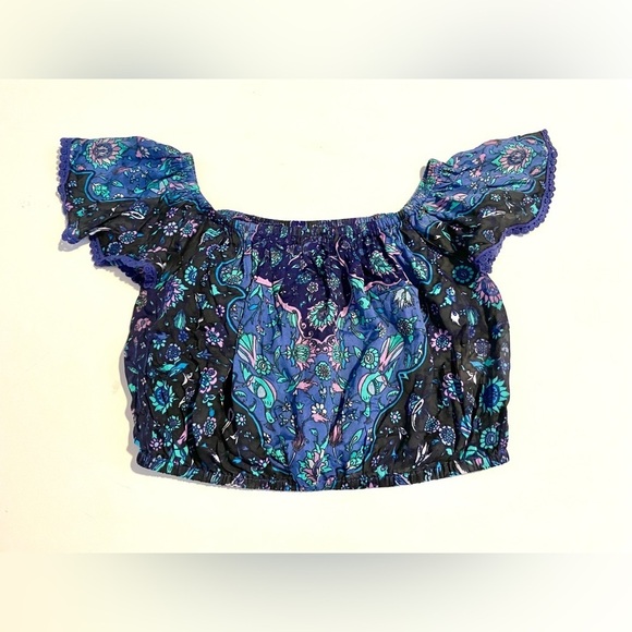 SPELL Kiss The Sky Top original Spell hand-drawn print
Bluejay S crop unicorn - Picture 7 of 12